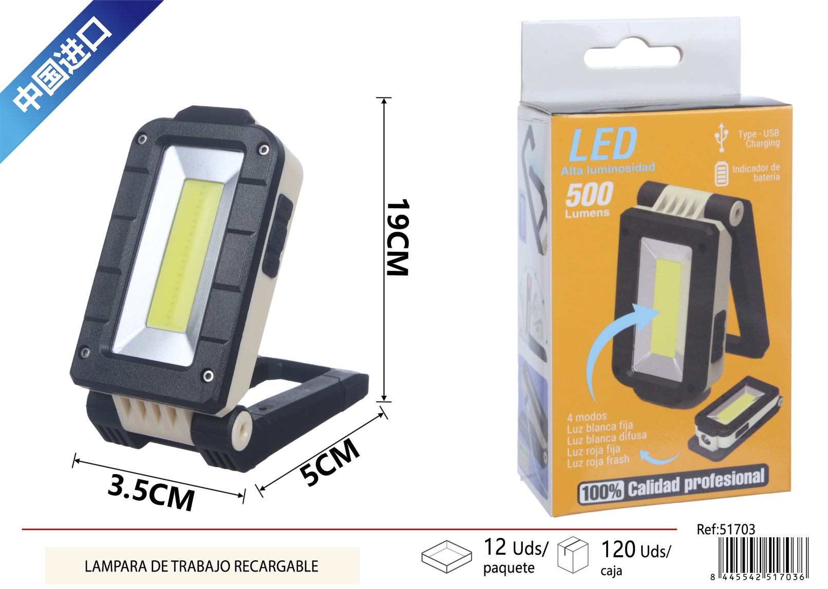 Rechargeable work light