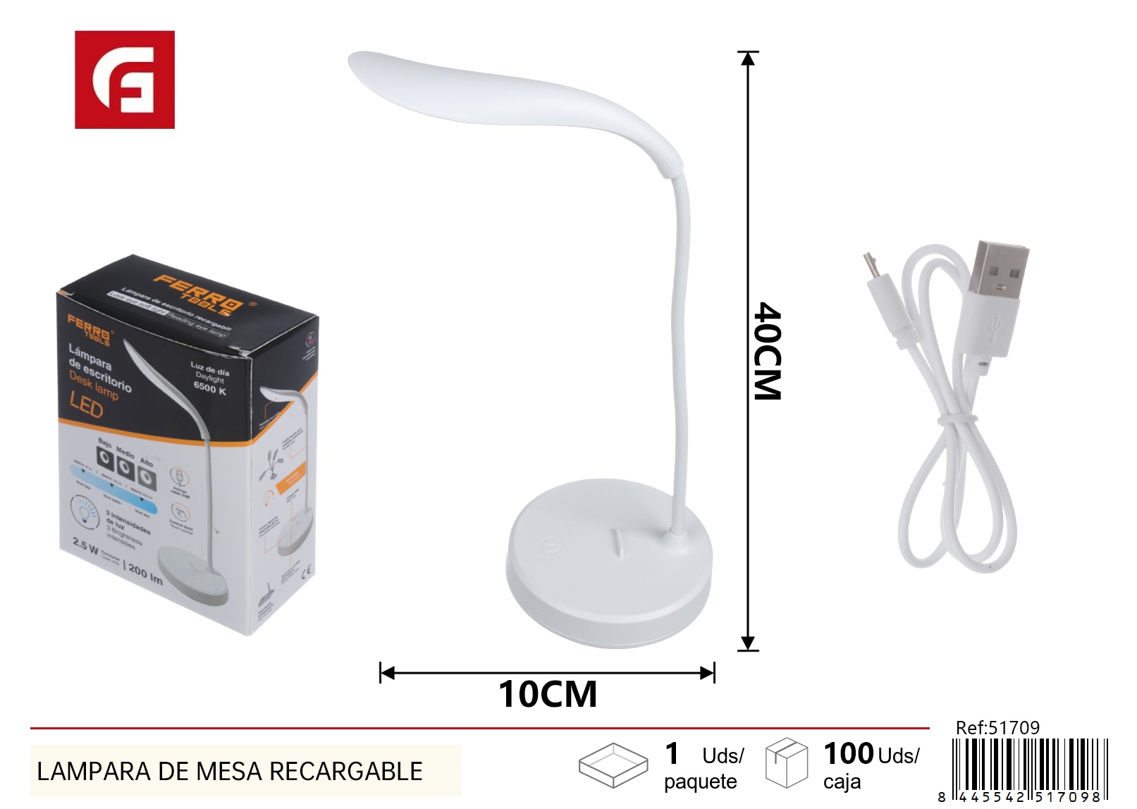 USBCharging hose desk lamp